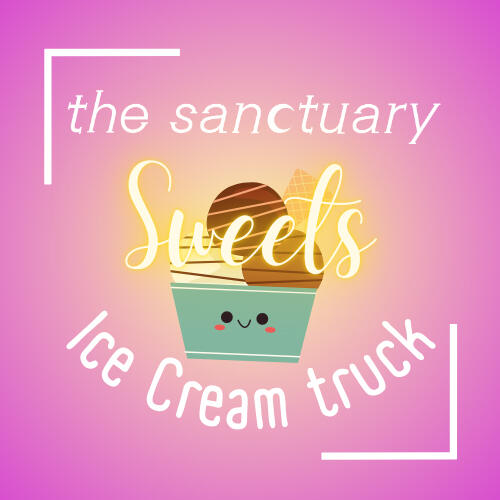 The Sanctuary Sweets Ice Cream Truck Logo